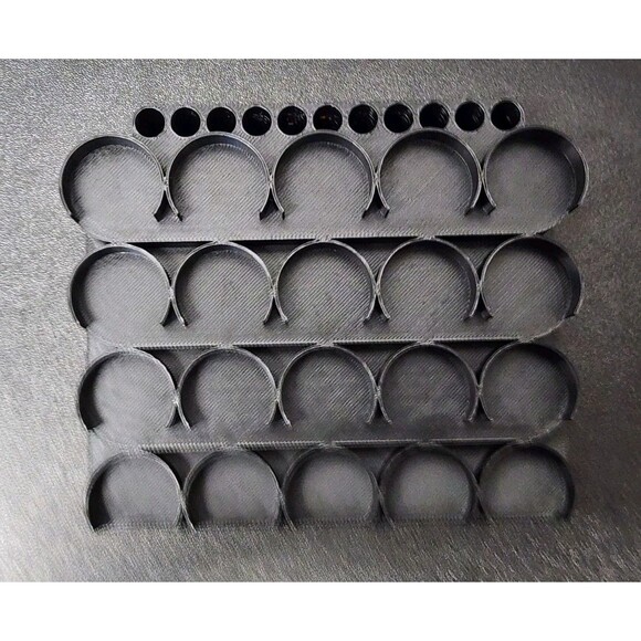 Warhammer Paint Rack 5x4 – 3D Printed Citadel Pot Holder with Imperial Aquila - Picture 12 of 14